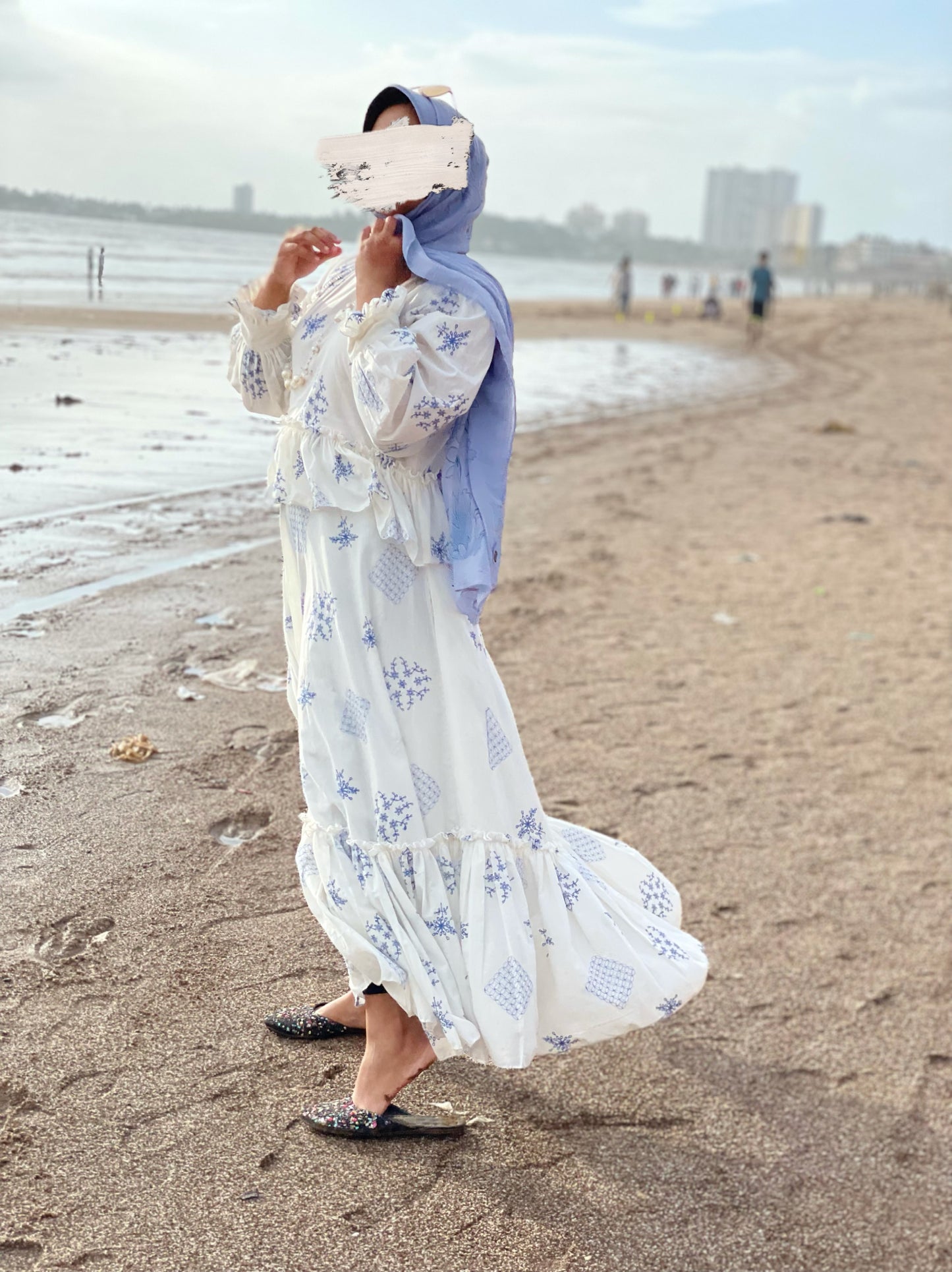 Ruffled -Gathered Fairytale Dress