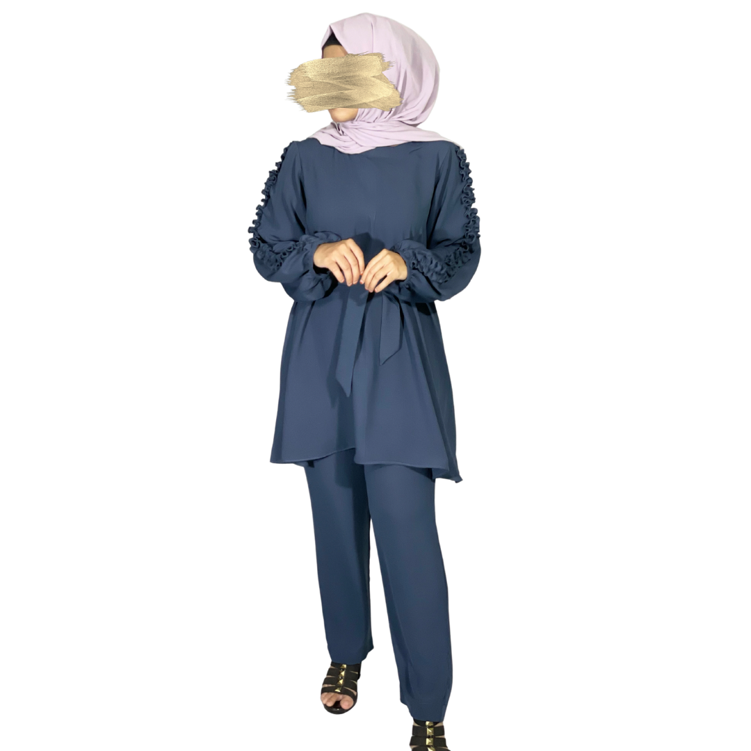 Ruffle Sleeves Co-ord Set