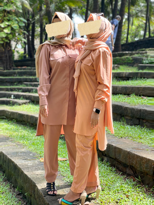 Shirt-Buttoned Co-ord Set