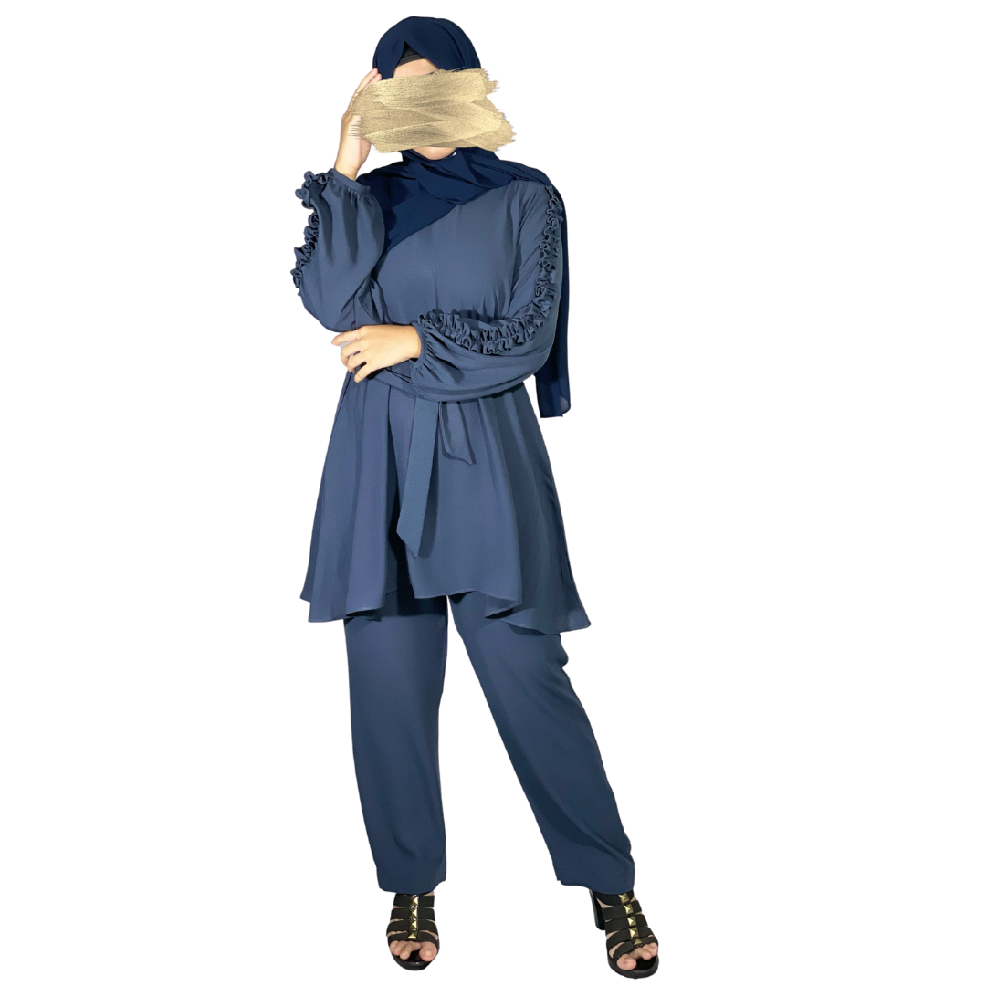 Ruffle Sleeves Co-ord Set